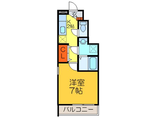 メゾンアイリスⅡの物件間取画像